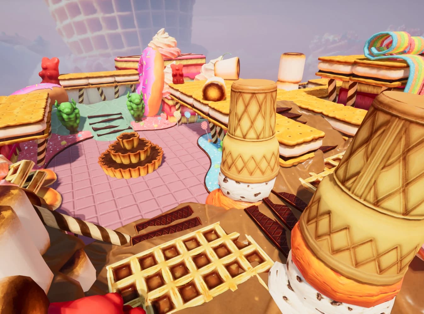Tiny Candyland arena artwork